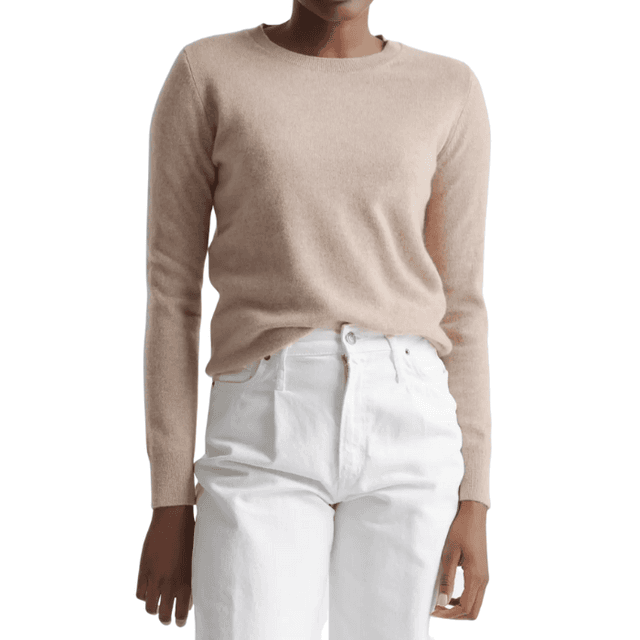 Quince Mongolian Cashmere Crewneck Sweater