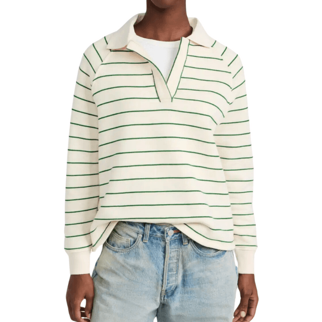 MWL By Madewell Betterterry Polo Sweatshirt