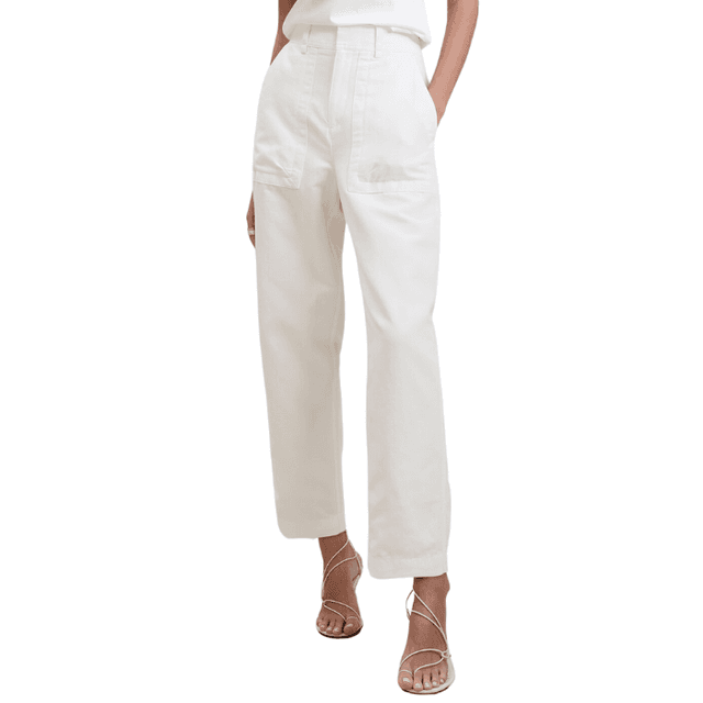 Banana Republic Mya Cotton-Linen Cargo Pant