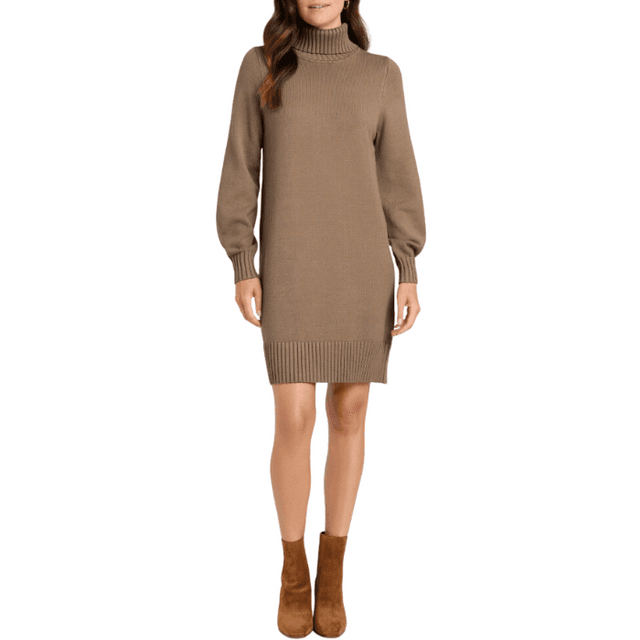 Splendid x Cella Jane Turtleneck Long Sleeve Sweater Dress