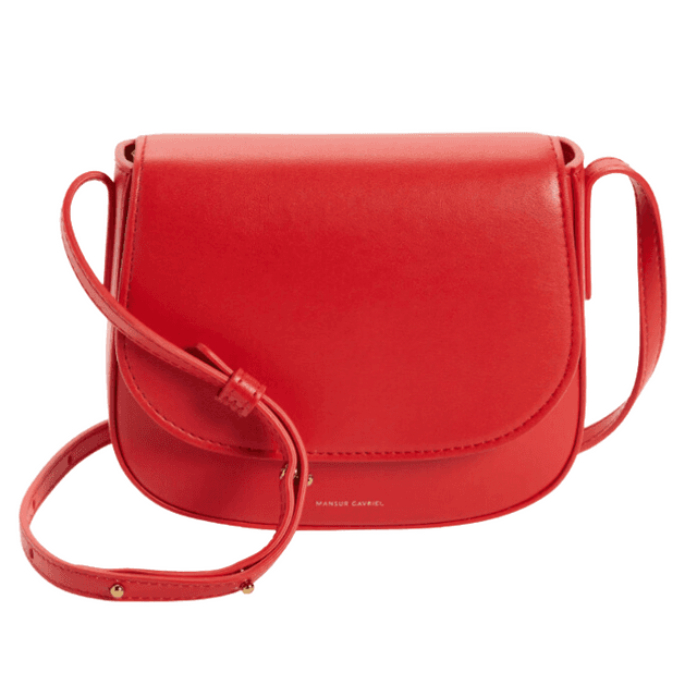 Mansur Gavriel Mini Classic Faux Leather Crossbody Bag