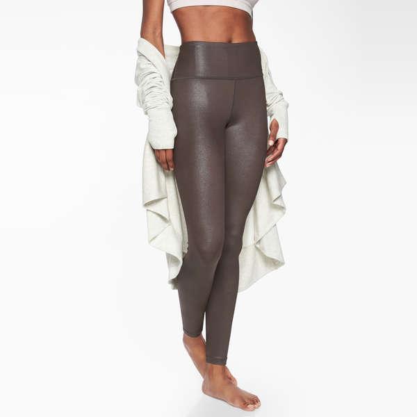 Skip The Black and Put On A Pair of Metallic Leggings Instead