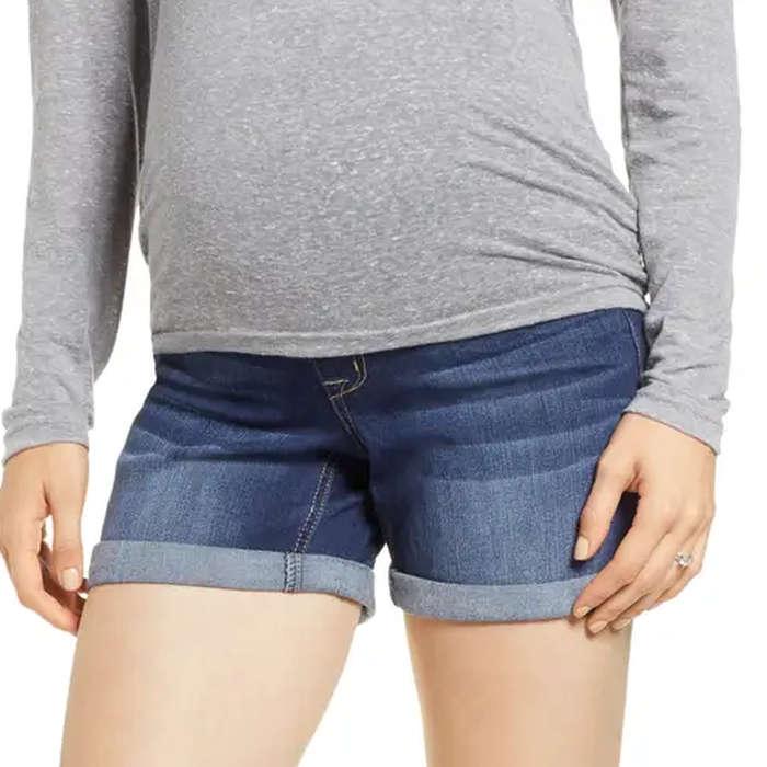 1822 Denim Maternity Shorts