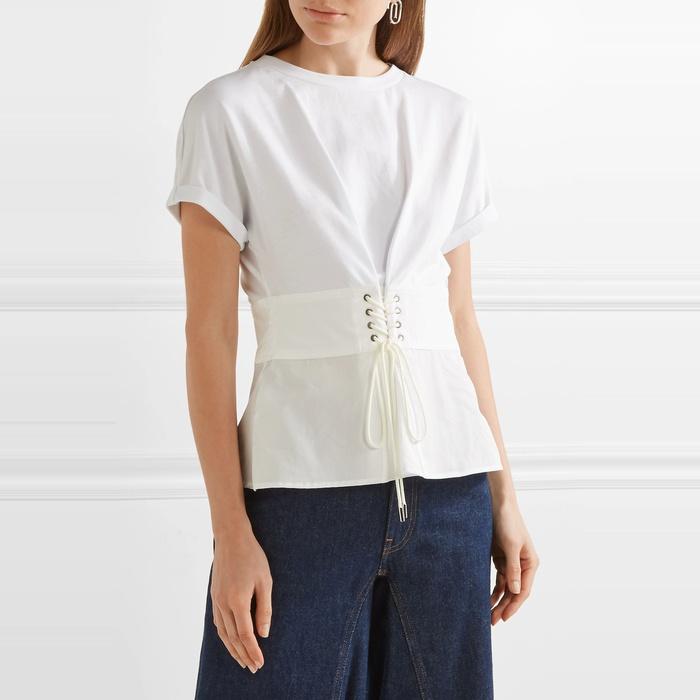 3.1 Phillip Lim Corset Waist Top