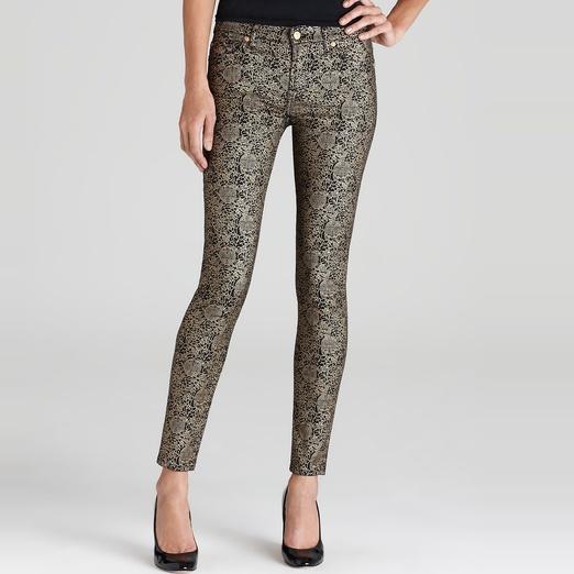 7 For All MankindSkinny Medallion-Print Jeans