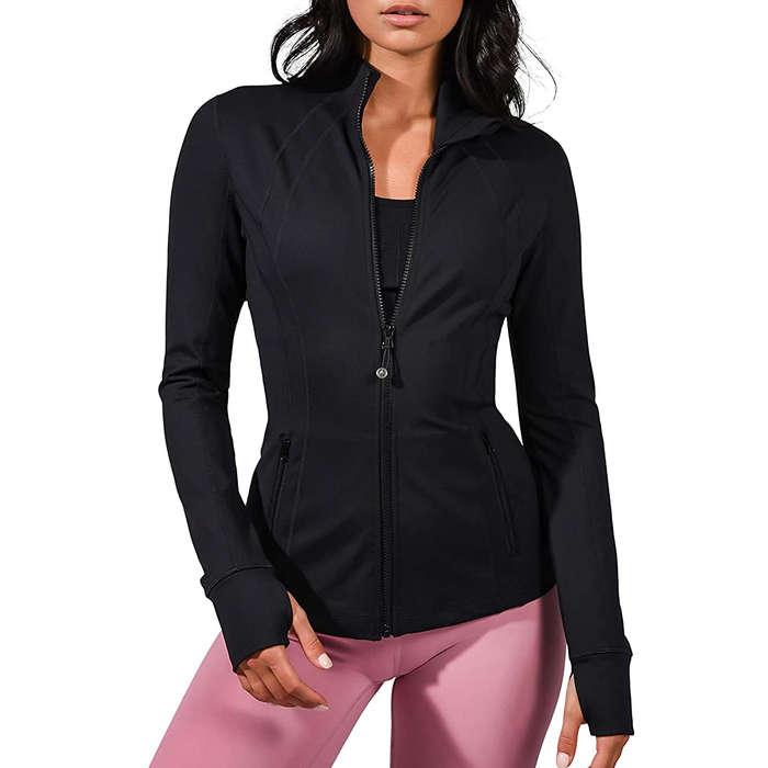 90 Degree By Reflex Lightweight Full Zip Running Jacket