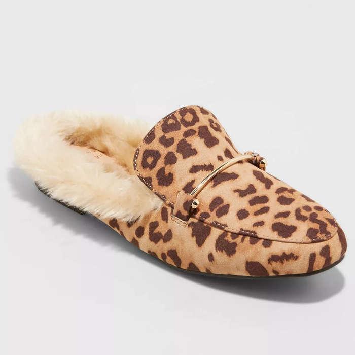 A New Day Rebe Faux Fur Mules