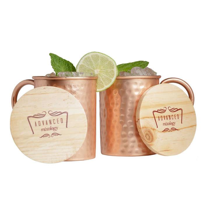 Advanced Mixology 16-Ounce Set of 2 Moscow Mule Copper Mugs