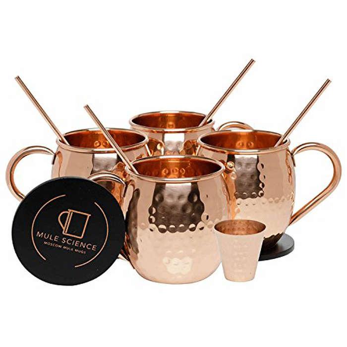 Advanced Mixology Moscow Mule Copper Mugs