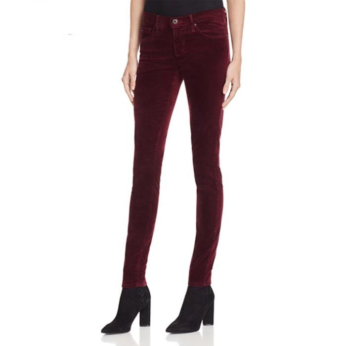 AG Super Skinny Velvet Jeans