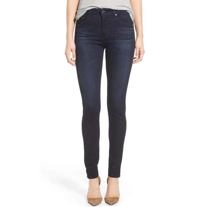 AG The High Rise Farrah Skinny Jeans In Brooks