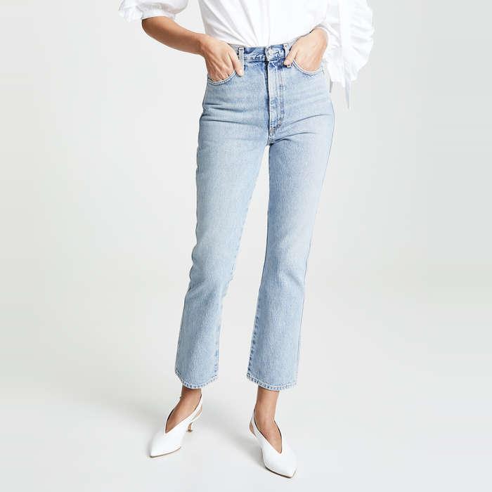 AGOLDE High Rise Kick Pinch Waist Jeans