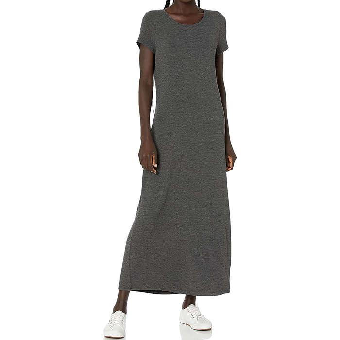 Amazon Essentials Short-Sleeve Maxi Dress