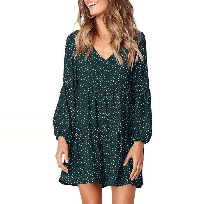 Amoretu V-Neck Tunic Dress