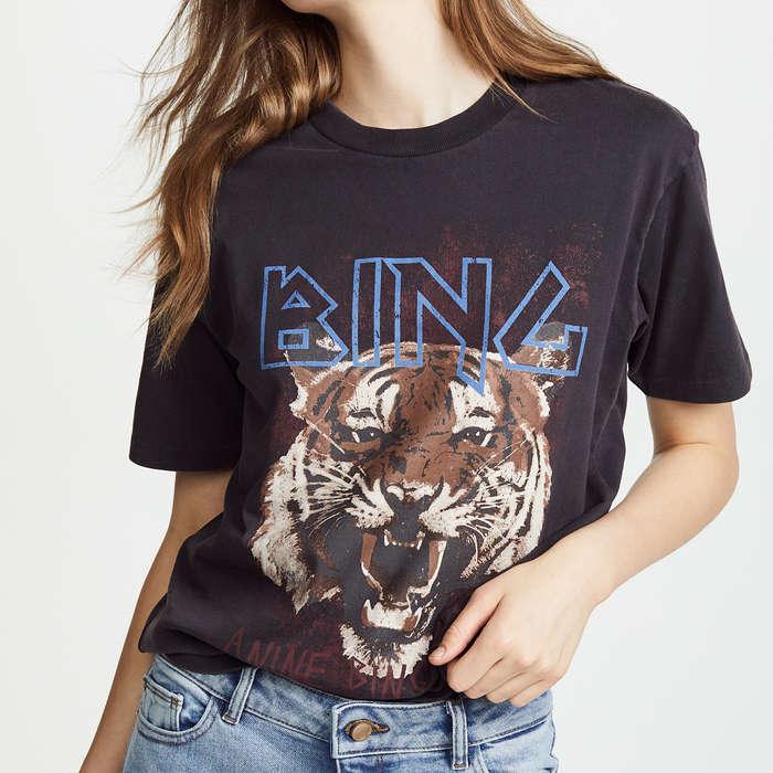 Anine Bing Tiger Tee