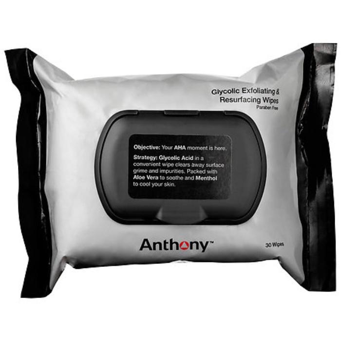 Anthony Glycolic Exfoliating & Resurfacing Wipes