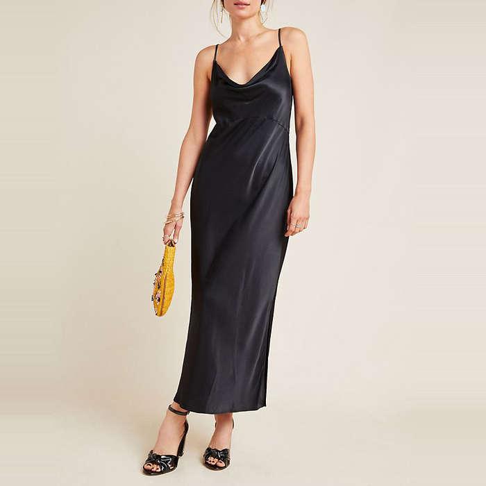 Anthropologie Bias Slip Dress