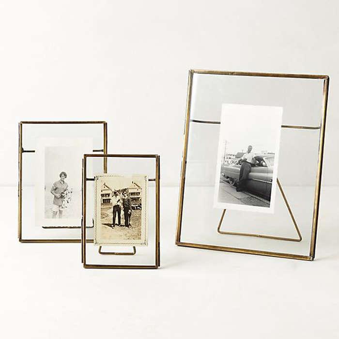 Anthropologie Pressed Glass Photo Frame