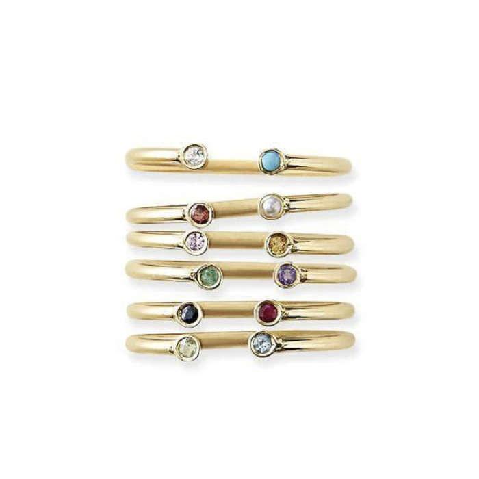 Ariel Gordon Dual Birthstone Ring