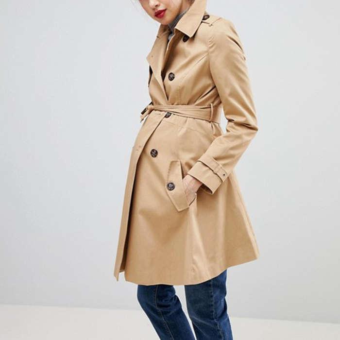 ASOS DESIGN Maternity Classic Trench Coat