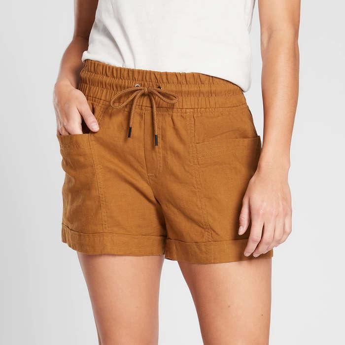 Athleta Cabo Linen 4" Short