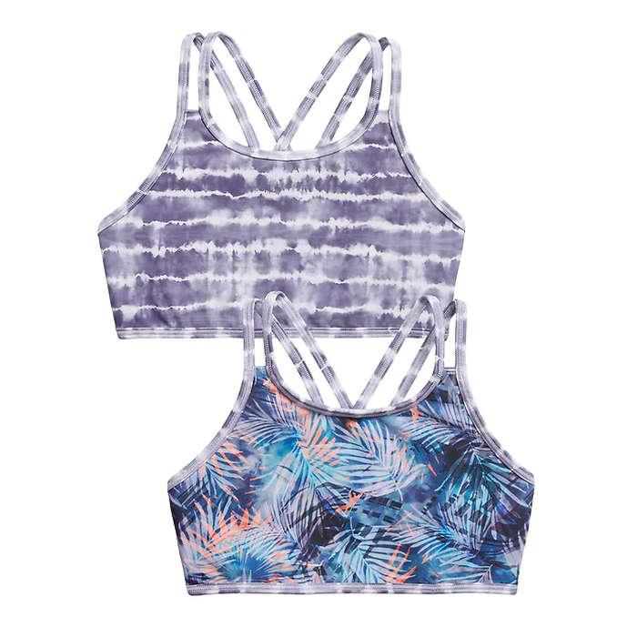 Athleta Girl Reversible Tropics Tie Dye Bikini Top And Reversible Tropics Tie Dye Bikini Bottom