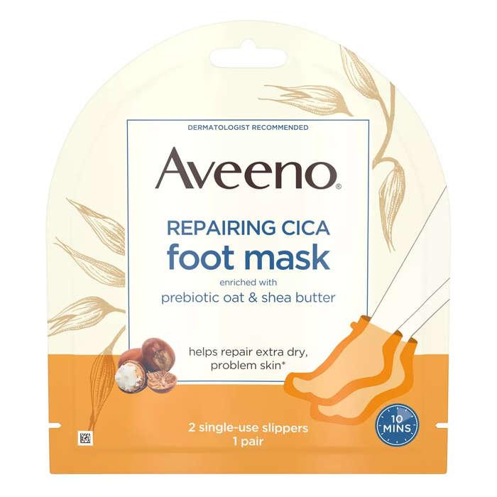 Aveeno Repairing Cica Foot Mask