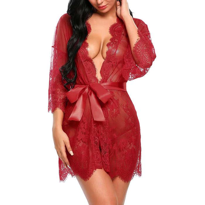 Avidlove Lace Kimono Robe