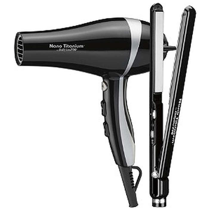 BaByliss PRO Nano Titanium Dryer and Straightening Iron Set