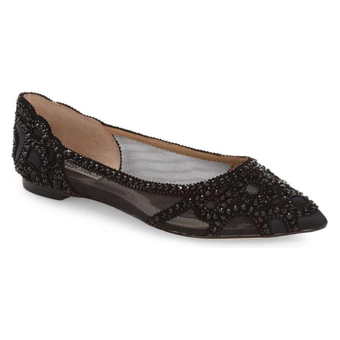 Badgley Mischka Gigi Pointed Toe Flat