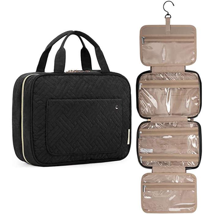 BagSmart Toiletry Bag With Hanging Hook