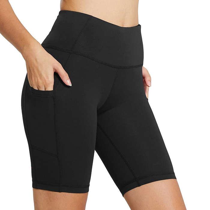 Baleaf High Waist Workout Shorts