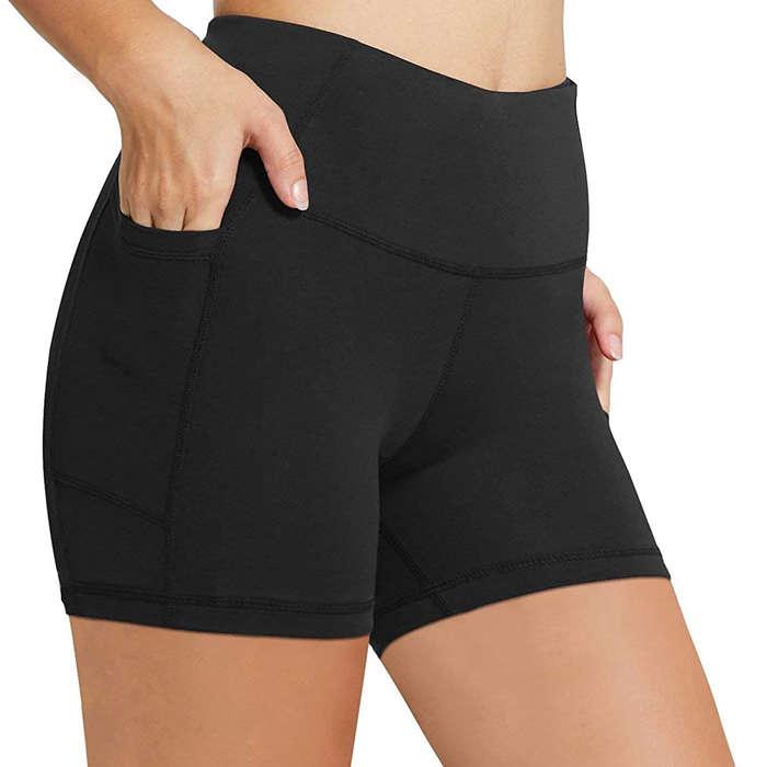 Baleaf High Waist Yoga Shorts