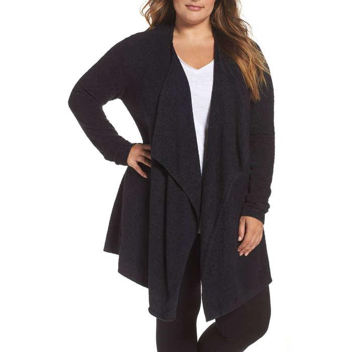 Barefoot Dreams Plus Size CozyChic Lite Calypso Wrap Cardigan