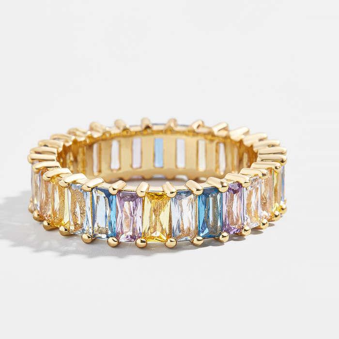 BaubleBar Mini Alidia Cubic Zirconia Ring