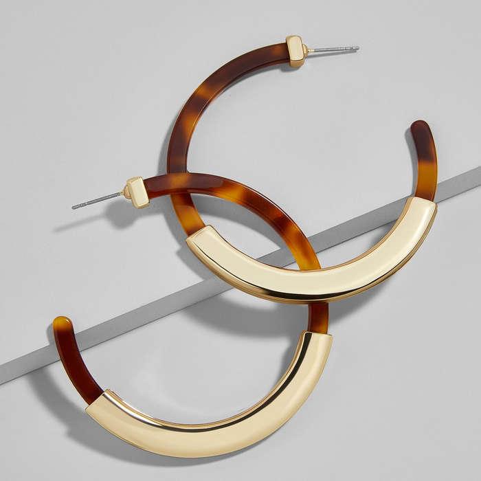 BaubleBar Tassiana Hoop Earrings