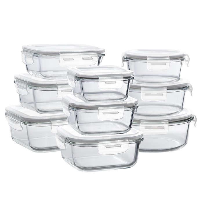 Bayco Glass Storage Containers with Lids