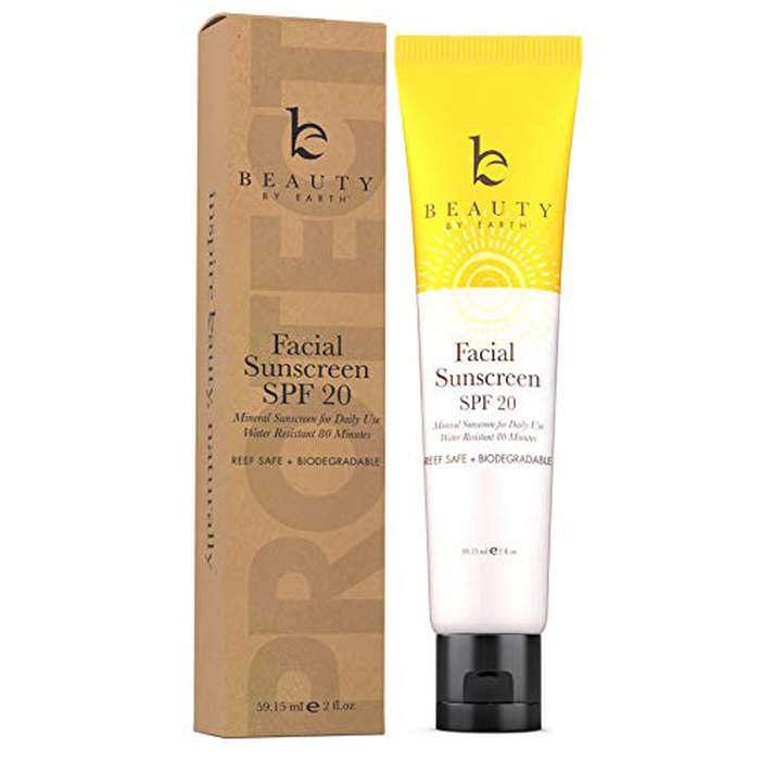 Beauty by Earth Facial Sunscreen SPF 20