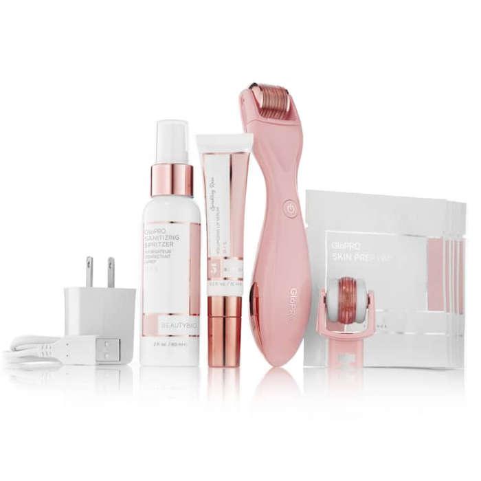 BeautyBio GloPRO Blush Microneedling Tool Set