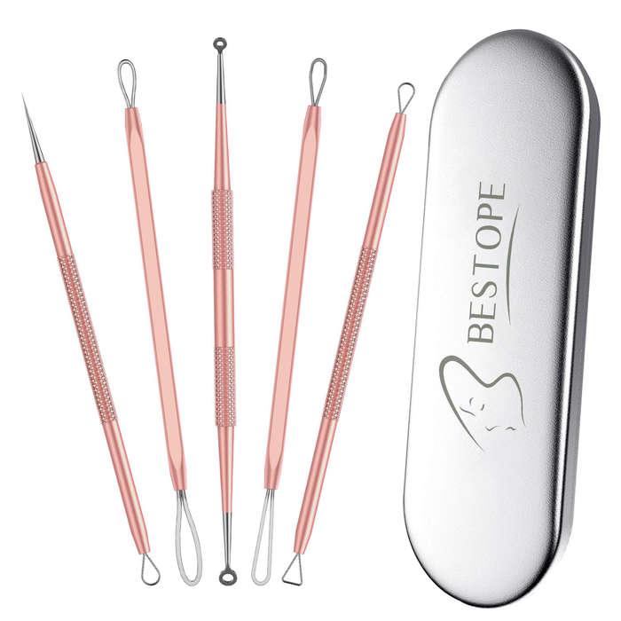 Bestope Blackhead Remover Pimple Comedone Extractor Tool