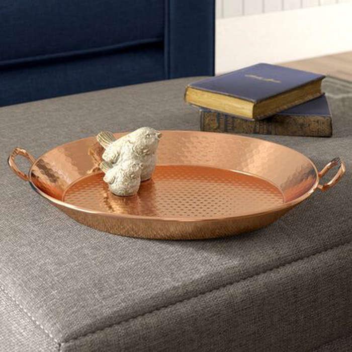 Birch Lane Destefano Copper Serving Tray