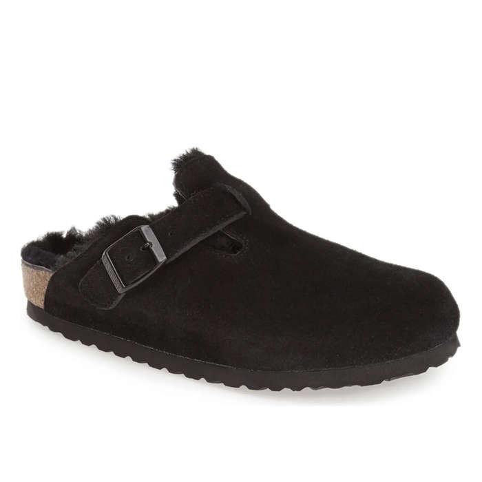 Birkenstock Boston Genuine Shearling Lined Clog