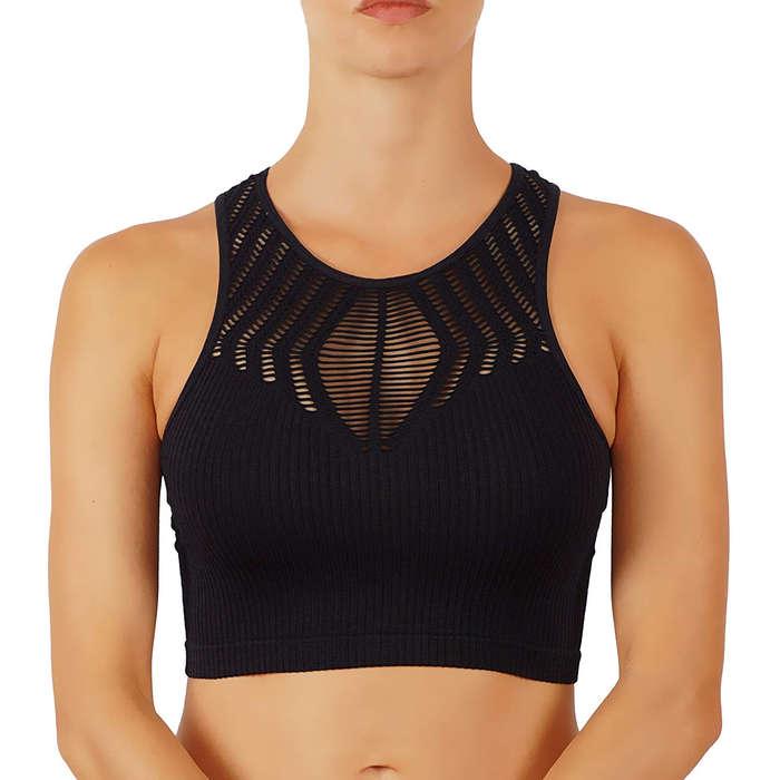 Bise Medium Support Crop Top Sports Bra