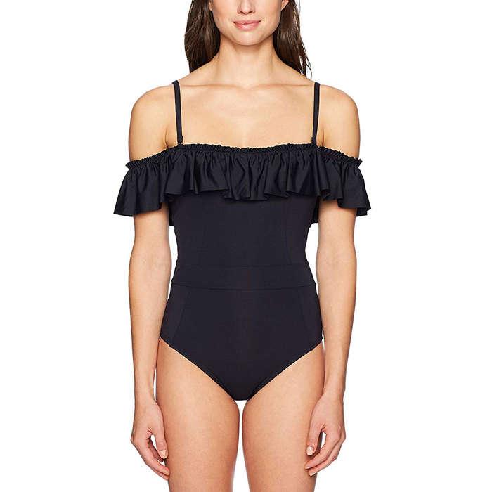 Bleu by Rod Beattie Off-The-Shoulder One-Piece Swimsuit