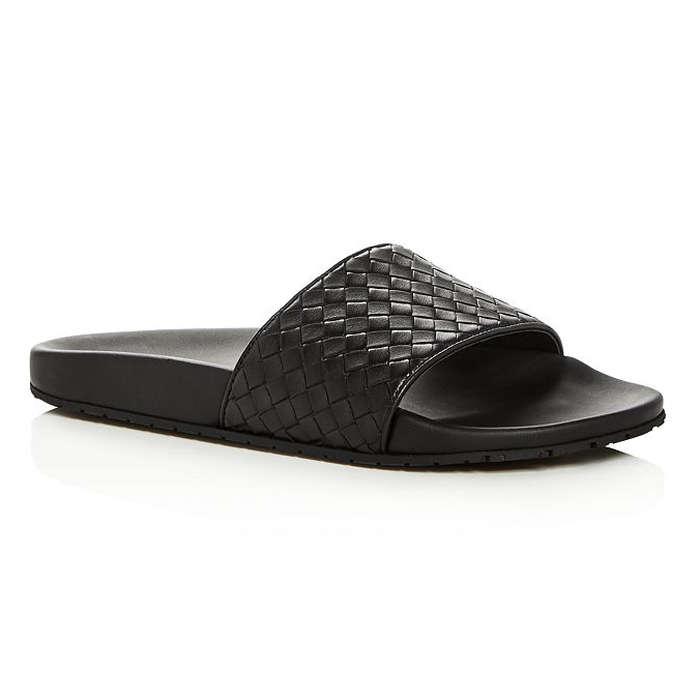 Bottega Veneta Intrecciato Leather Slides