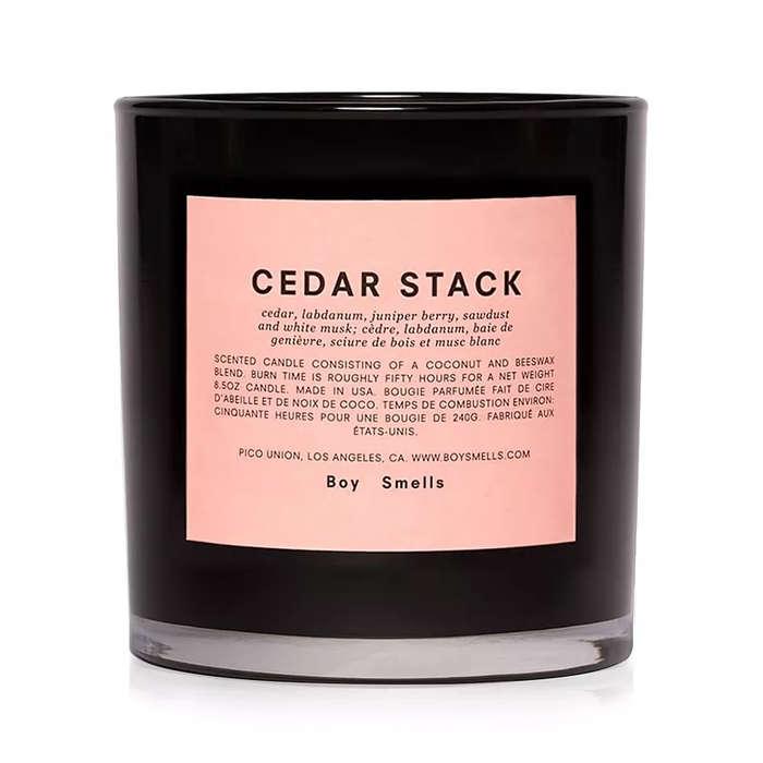 Boy Smells Cedar Stack Scented Candle