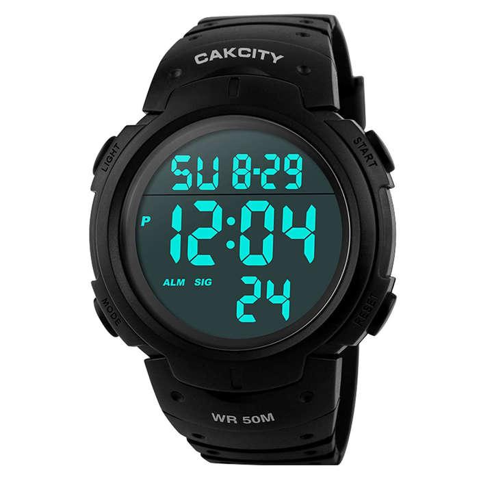 CakCity Men's Digital Sports Watch