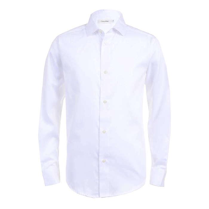 Calvin Klein Long Sleeve Sateen Dress Shirt