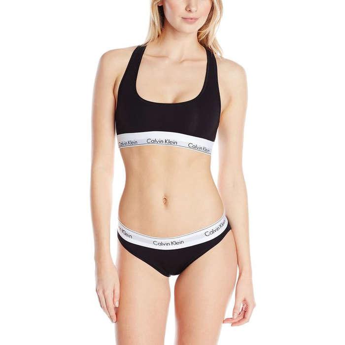 Calvin Klein Modern Cotton Bralette and Bikini Set