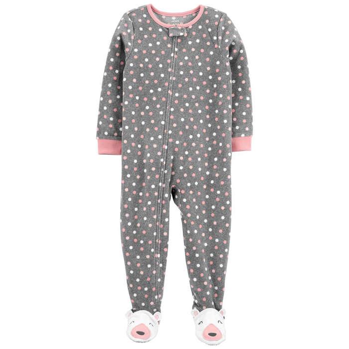 Carters 1-Piece Fleece Footie PJs